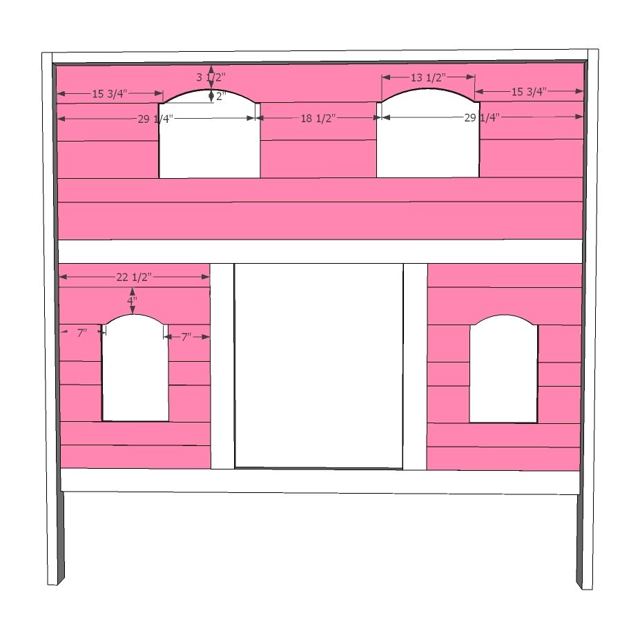 Sweet Pea Bunk Bed — step 4