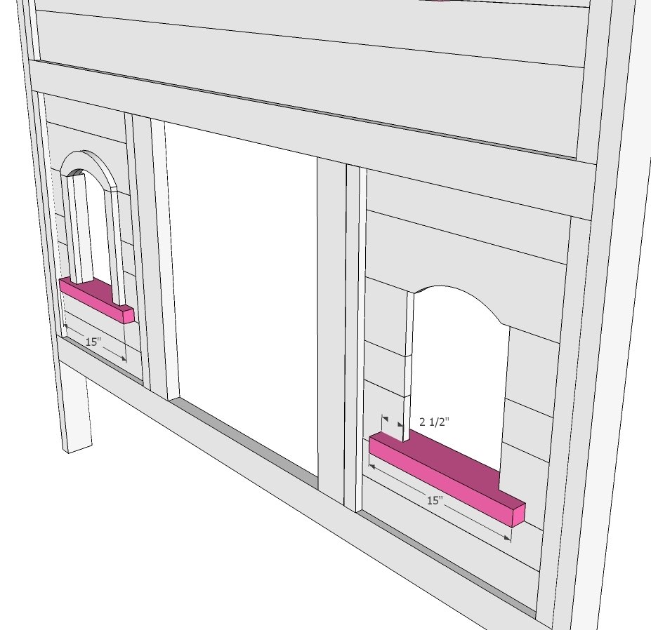Sweet Pea Bunk Bed — step 7
