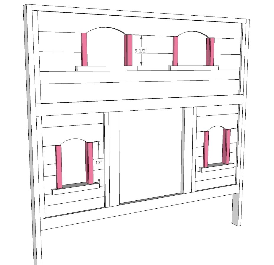 Sweet Pea Bunk Bed — step 8
