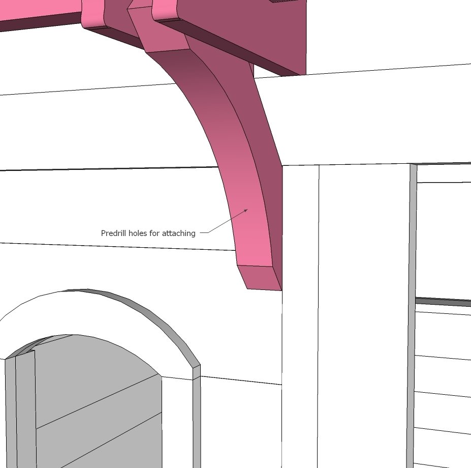 Sweet Pea Garden Bunk Bed Roof and Pergola — step 11