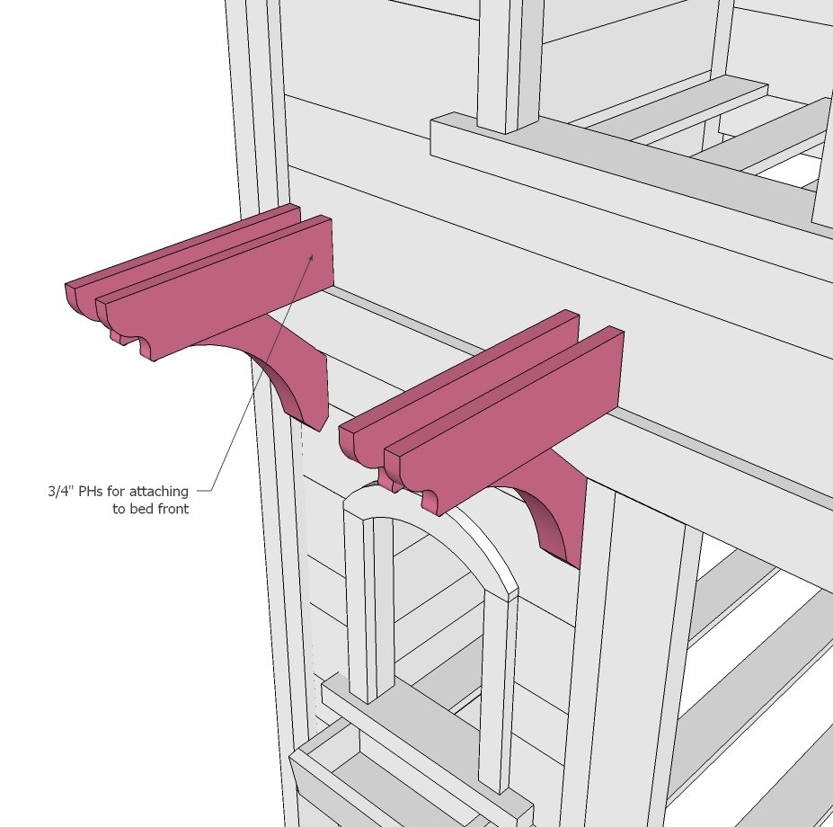 Sweet Pea Garden Bunk Bed Roof and Pergola — step 12
