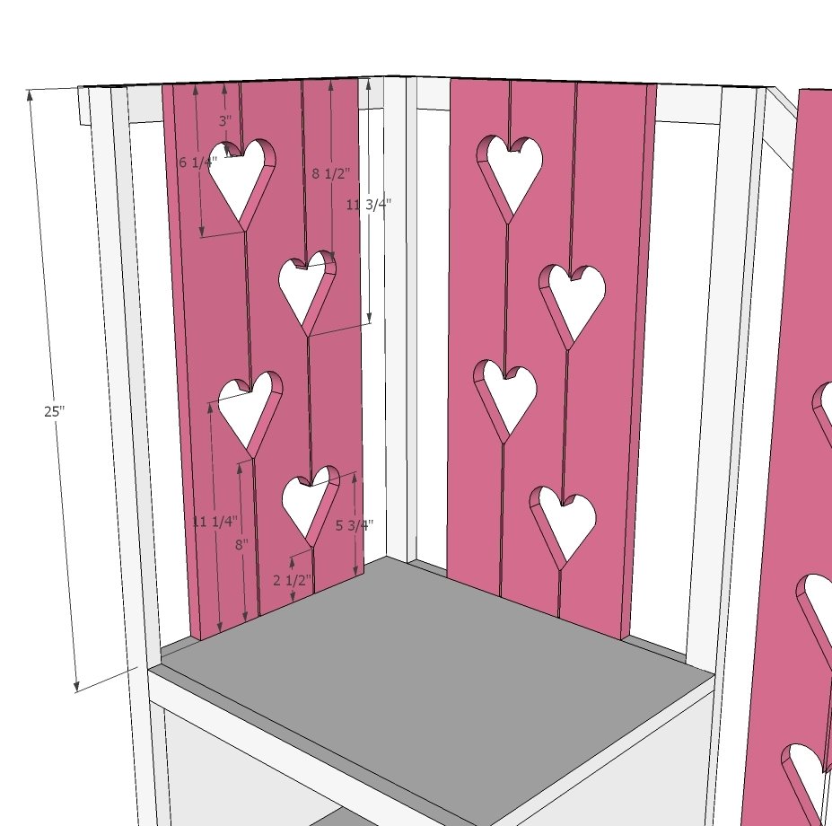 Sweet Pea Garden Bunk Bed Storage Stairs — step 7