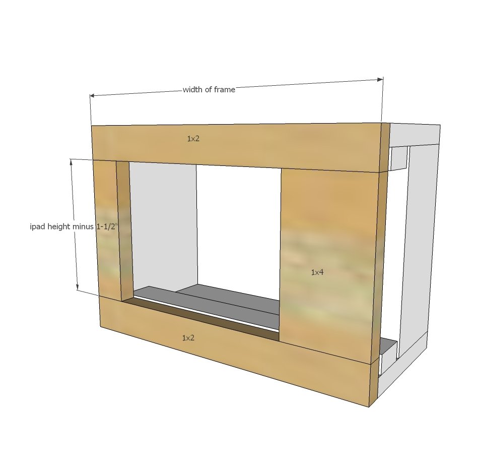 Tablet or iPad Holder Retro TV Style — step 5