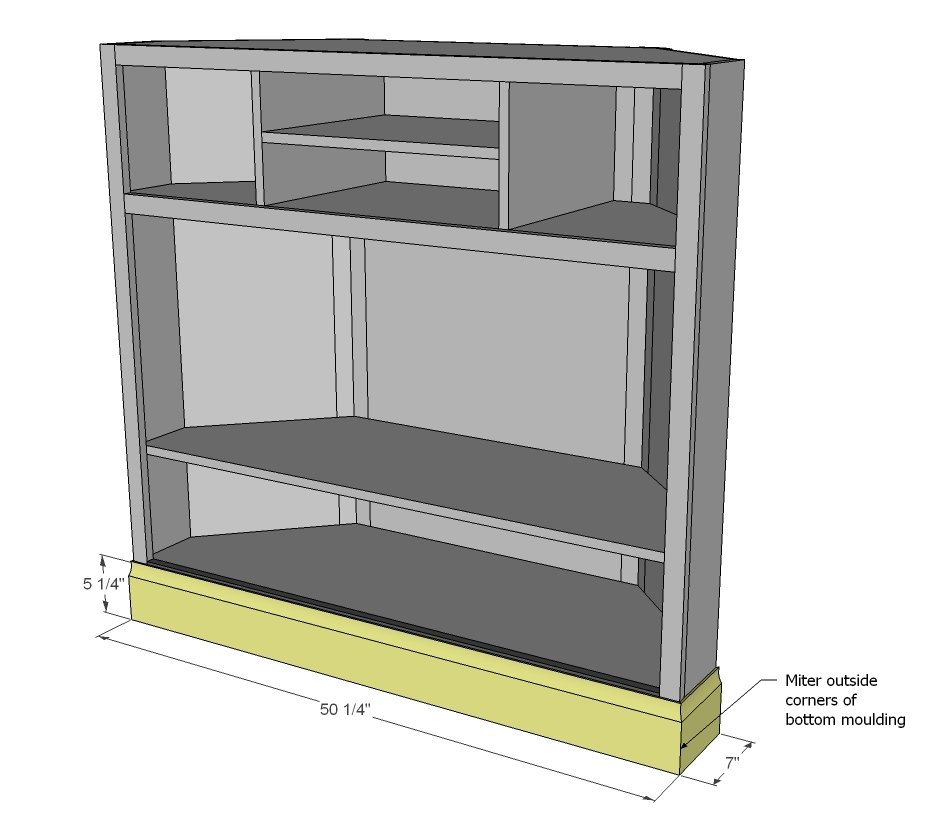 Tall Corner Media Console — step 7