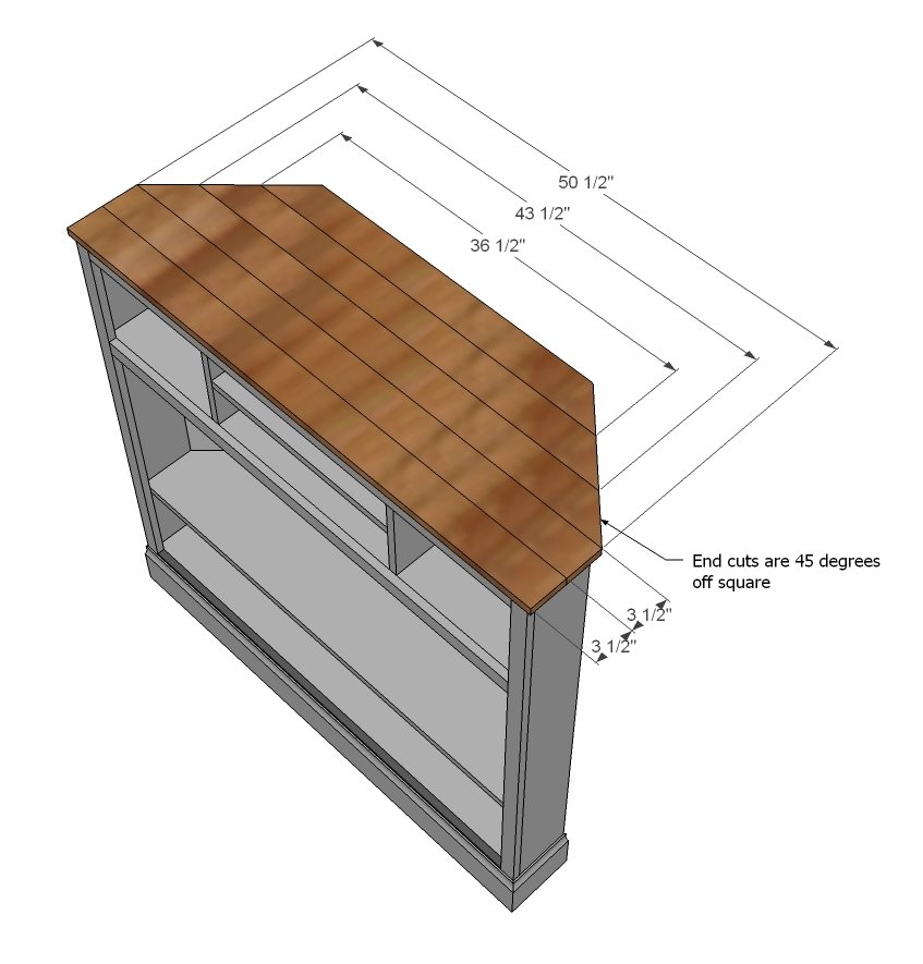 Tall Corner Media Console — step 8