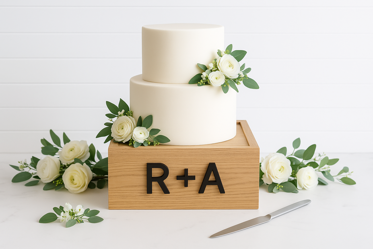 Tall Wood Cake Stand