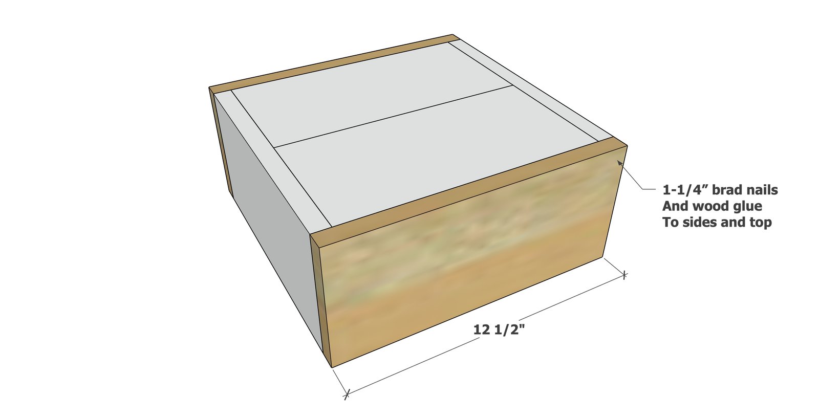 Tall Wood Cake Stand — step 2