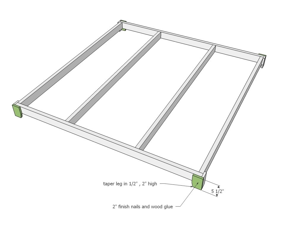 Teen Platform Bed with Side Storage — step 4