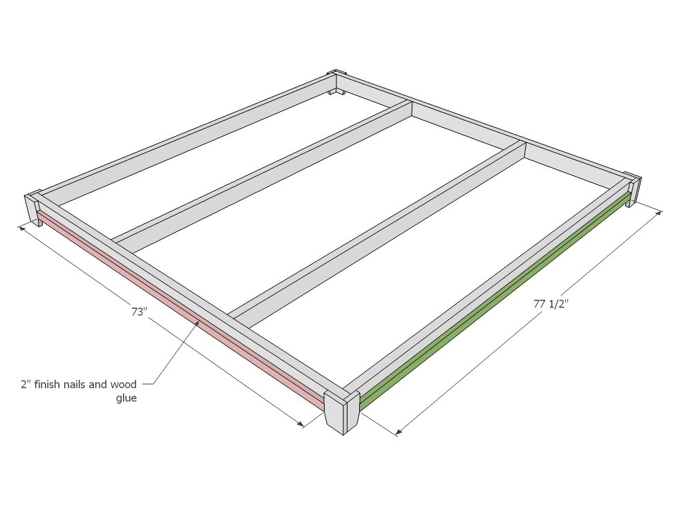 Teen Platform Bed with Side Storage — step 5