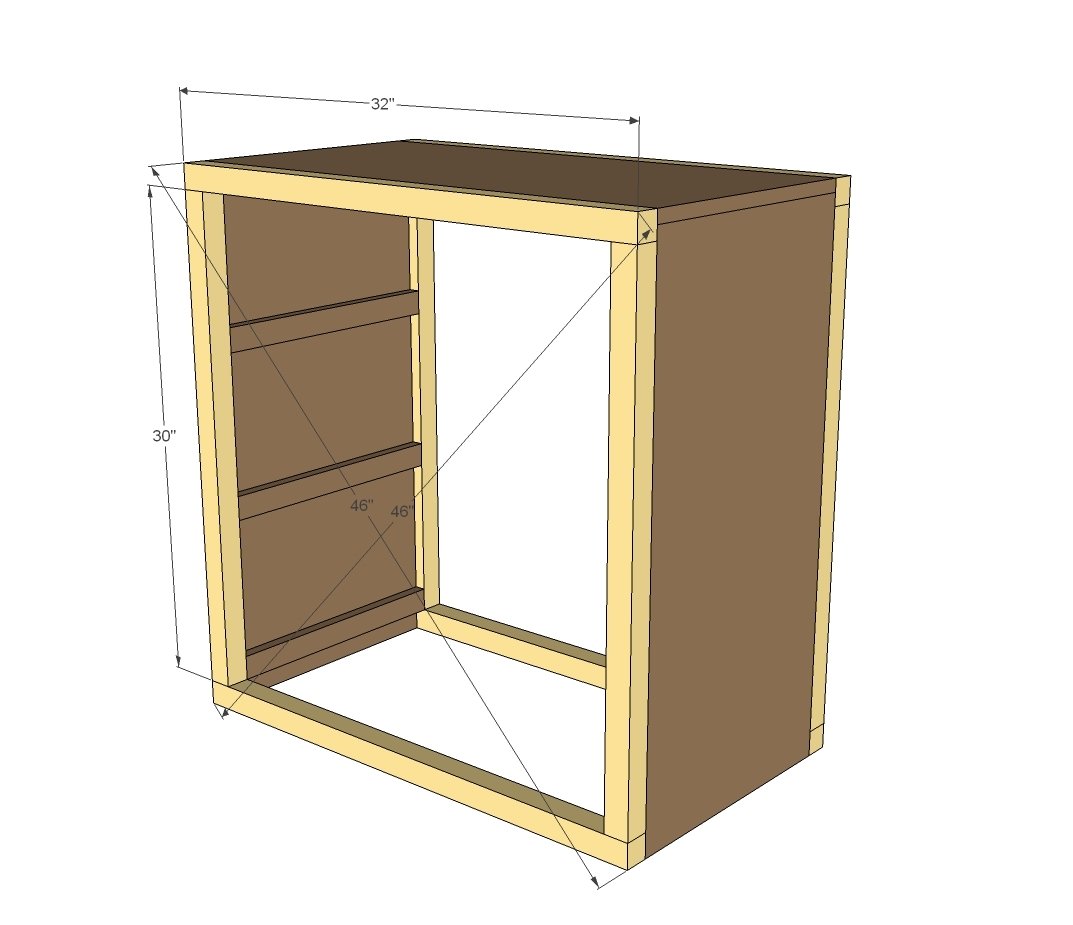 Three Drawer Rolling Dresser — step 3