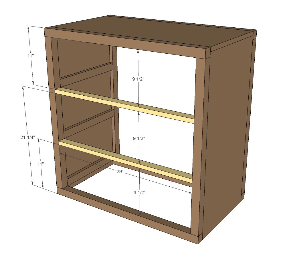 Three Drawer Rolling Dresser — step 4