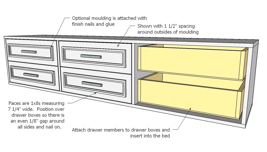 Timeless Storage Bed with 12 Drawers — step 10
