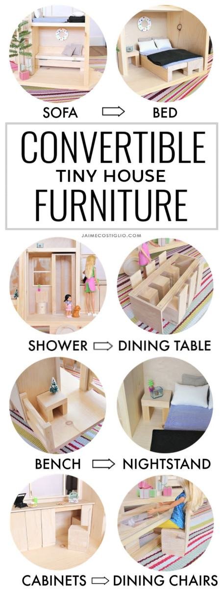Tiny House Dollhouse for Barbies or 12" Dolls — step 10