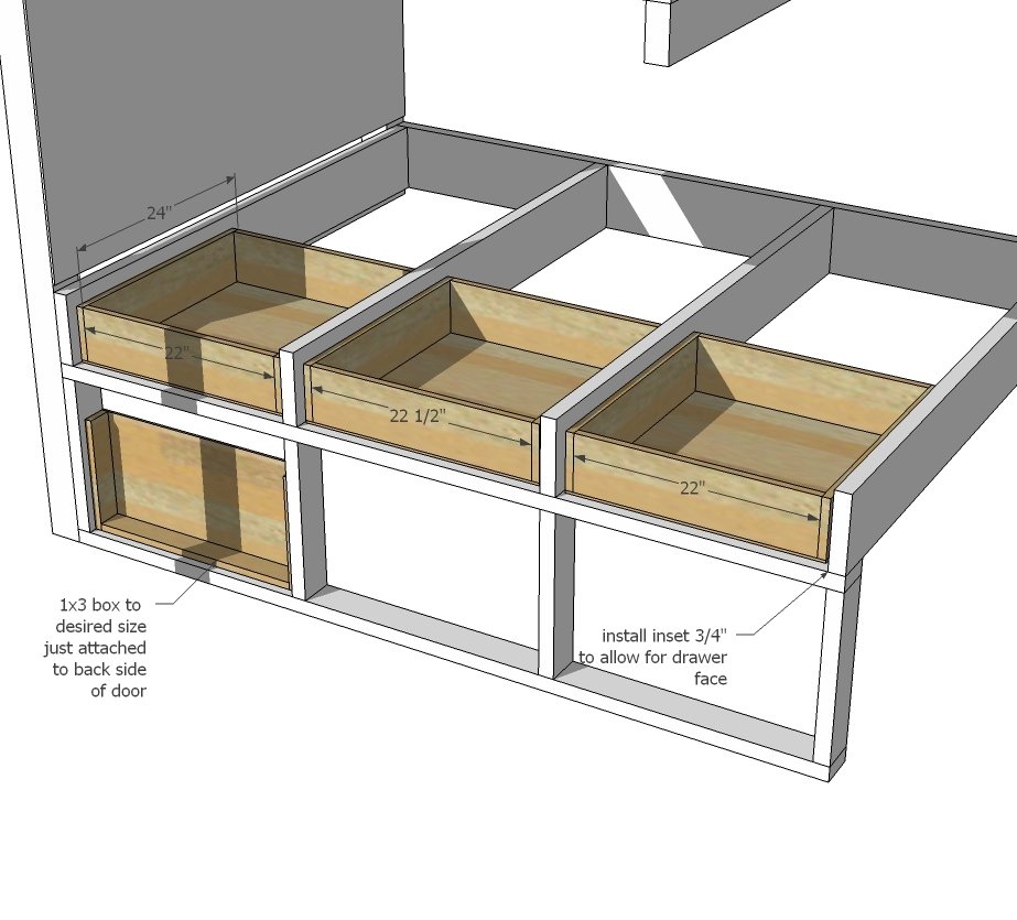 Tiny House Loft with Bedroom, Guest Bed, Storage and Shelving — step 9