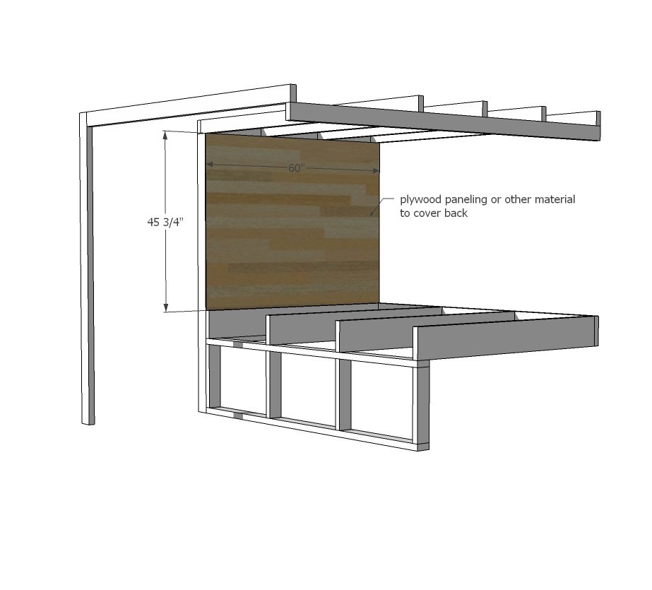Tiny House Loft with Bedroom, Guest Bed, Storage and Shelving — step 7