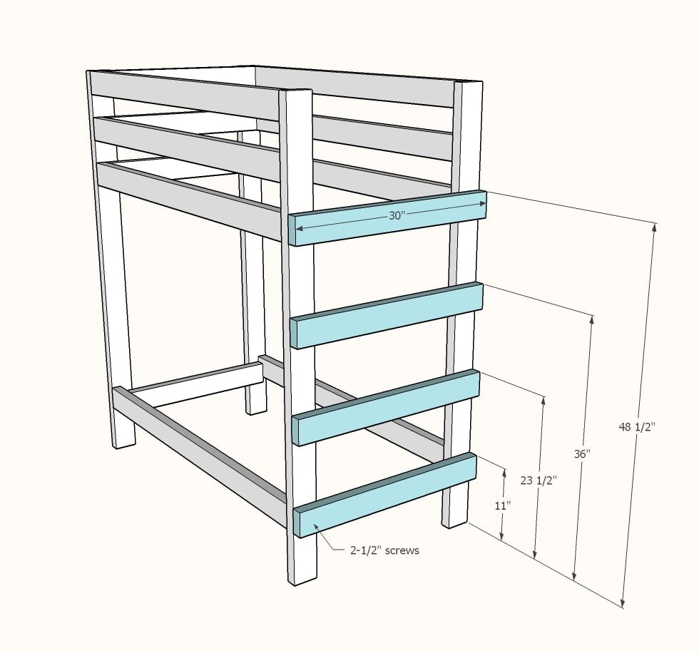 Toddler Bunk Beds — step 3