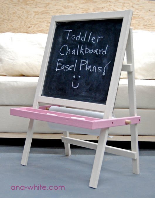 Toddler Chalkboard Easel