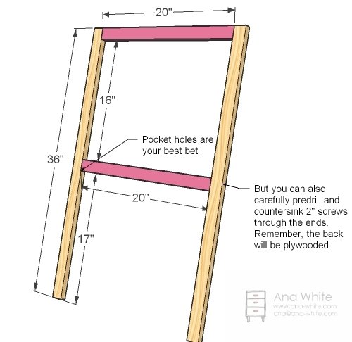 Toddler Chalkboard Easel — step 1