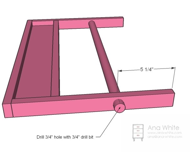 Toddler Chalkboard Easel — step 7