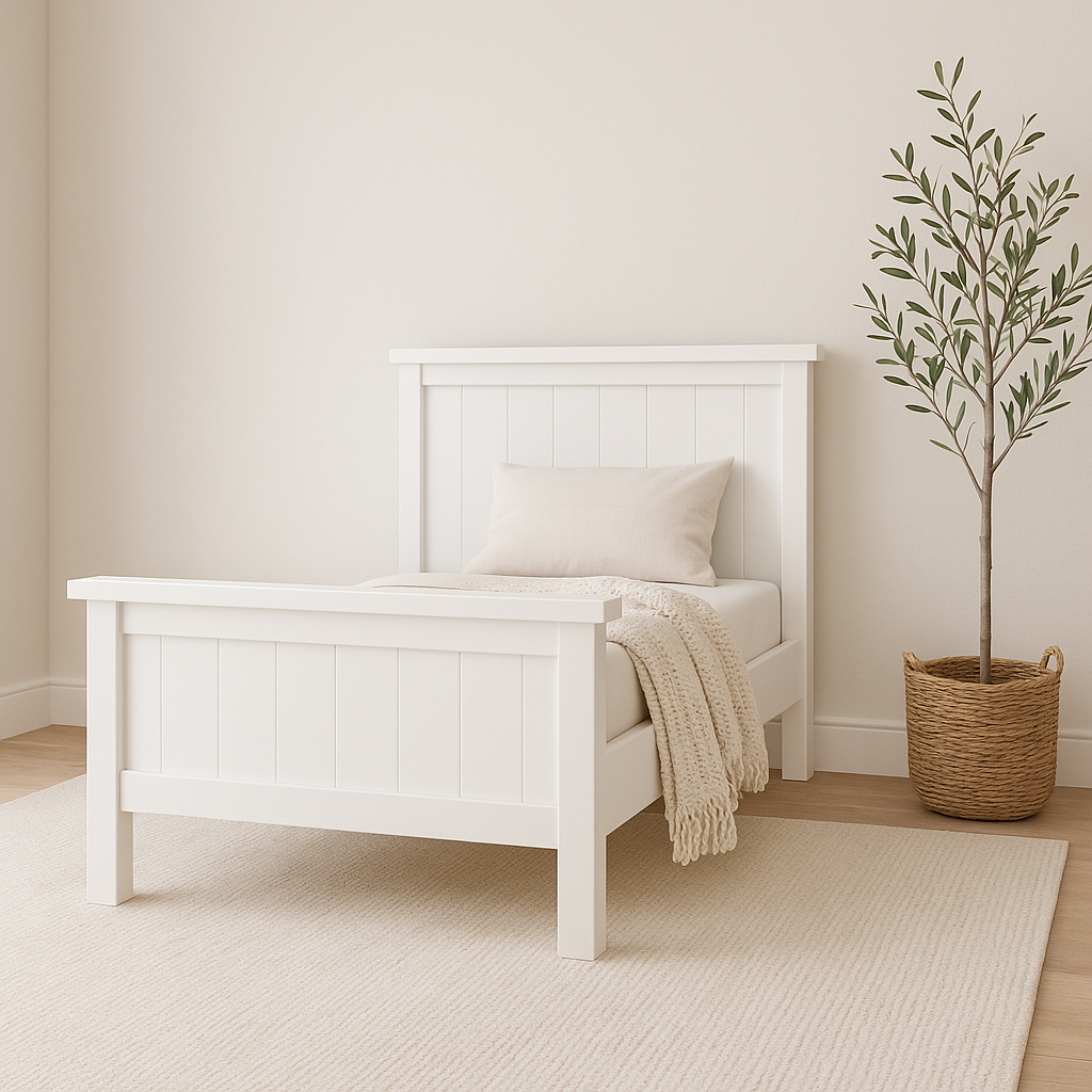Toddler Farmhouse Bed Using Crib Mattress