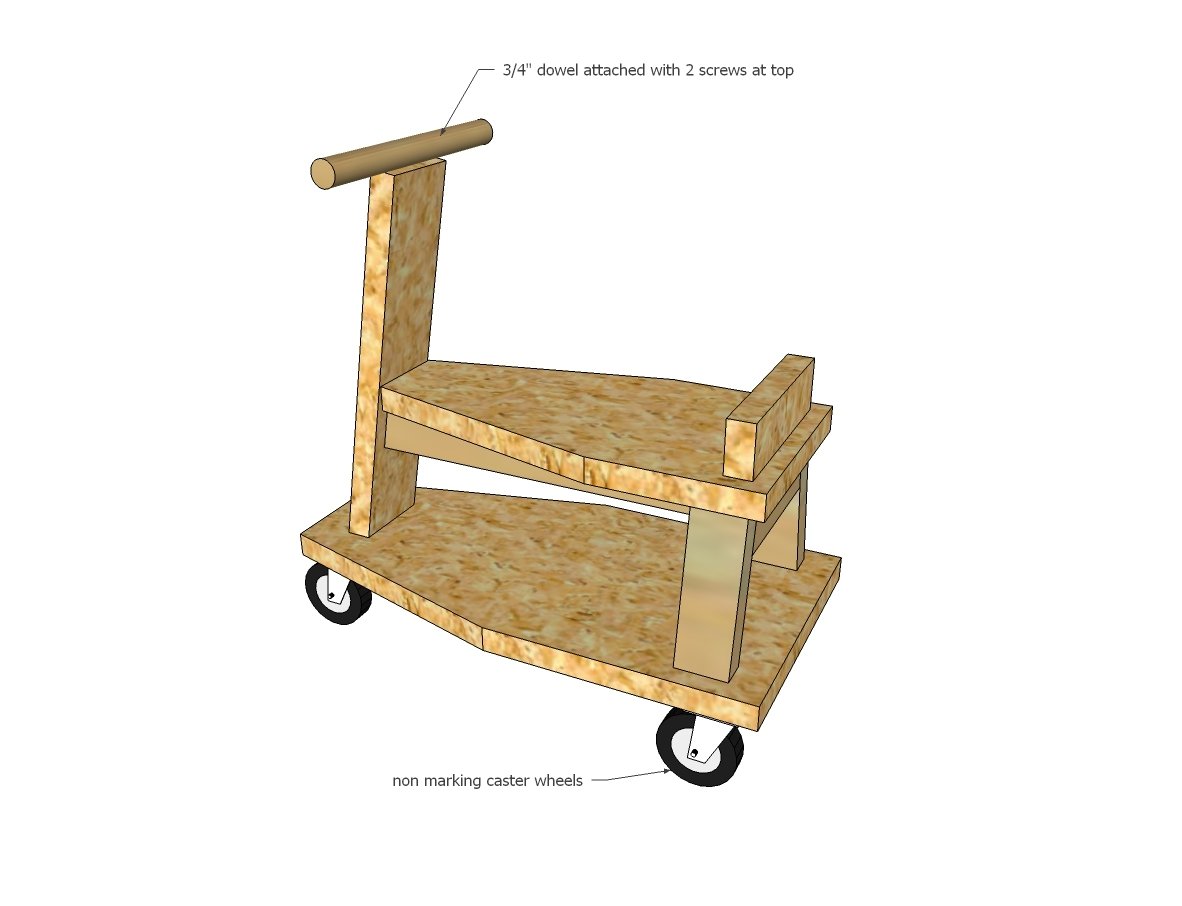 Toddler Ride On Toys Wood Scooter for Toddlers — step 6