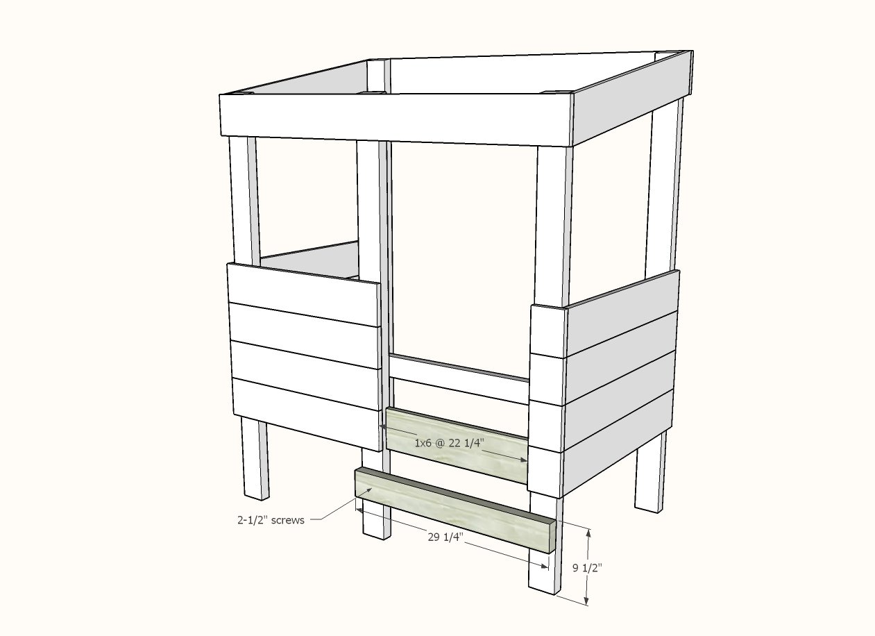 Toddler Treehouse Bed — step 4