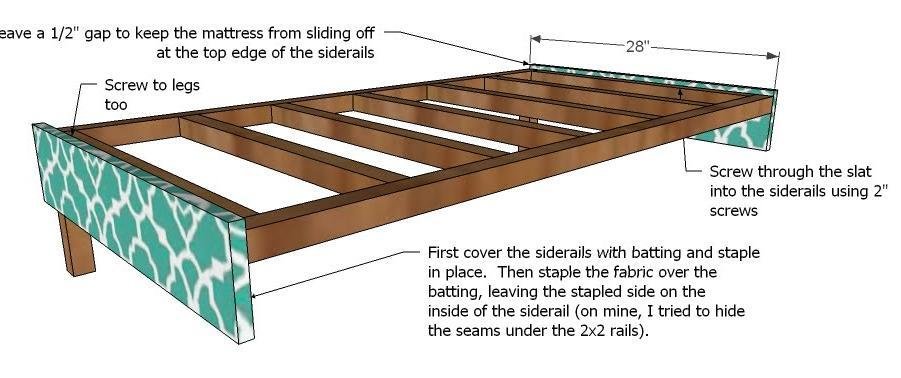 Toddler Upholstered Bed — step 3
