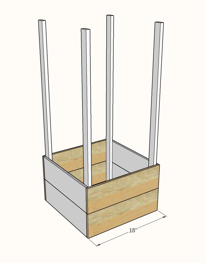 Tomato Cage Planter — step 2