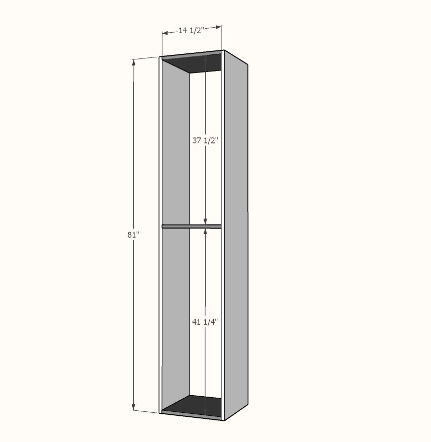 Tower Based Master Closet System — step 1