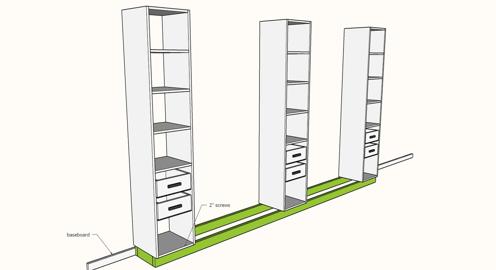 Tower Based Master Closet System — step 4
