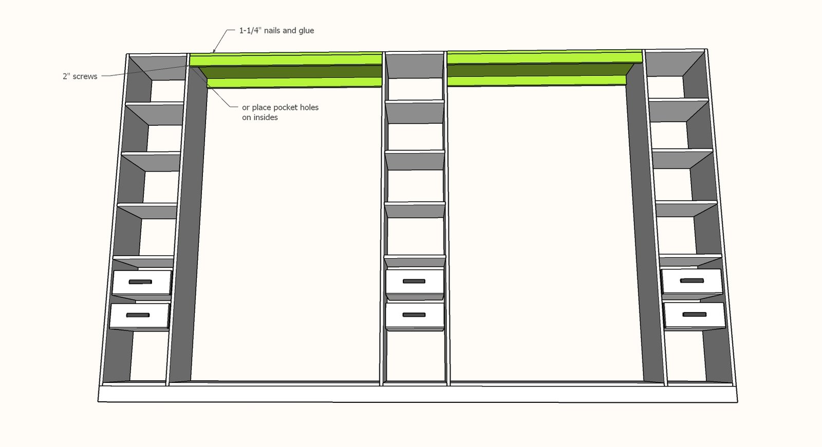 Tower Based Master Closet System — step 6