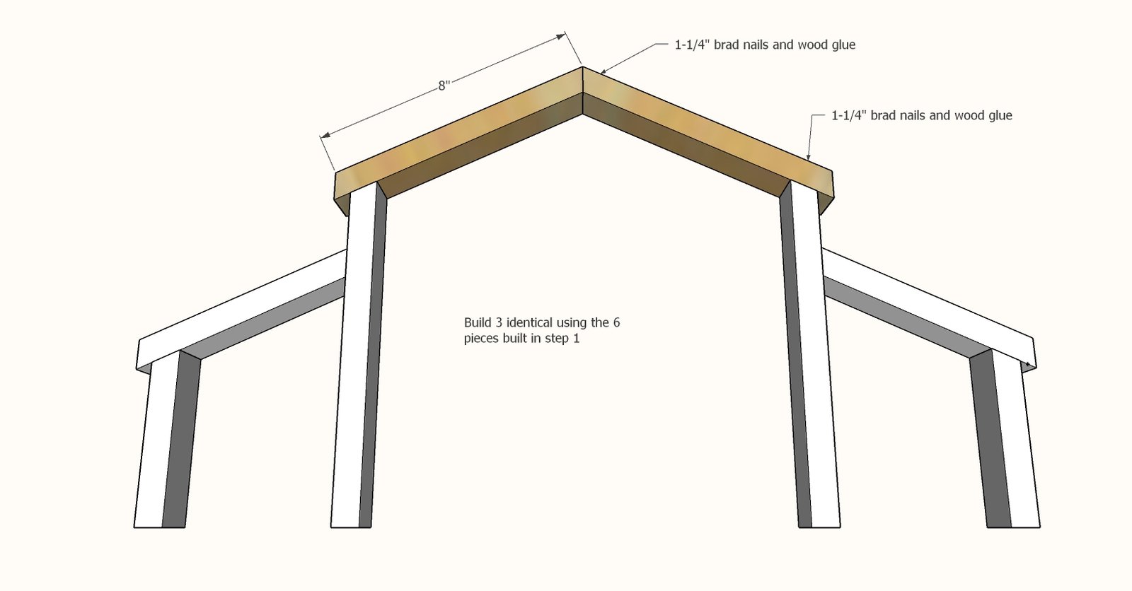 Toy Barn with Stables — step 3
