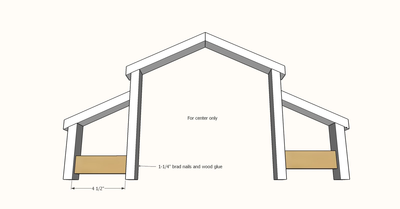 Toy Barn with Stables — step 4