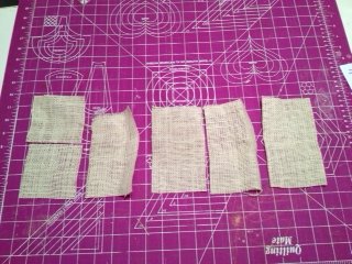Toy Hay Bales for Horse Stable for American Girl or 18" Dolls — step 1