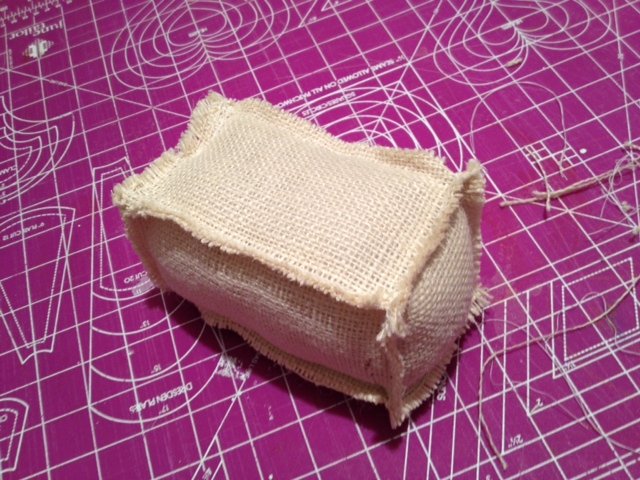 Toy Hay Bales for Horse Stable for American Girl or 18" Dolls — step 10
