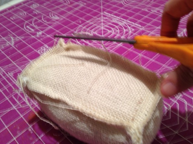 Toy Hay Bales for Horse Stable for American Girl or 18" Dolls — step 9