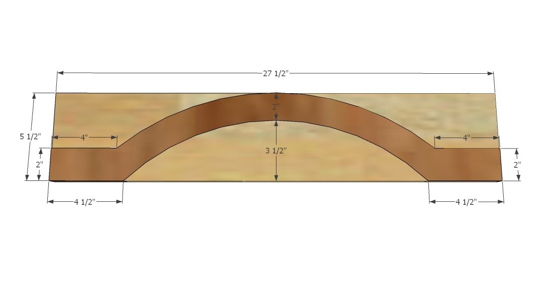 Traditional Wood Toddler Bed — step 1