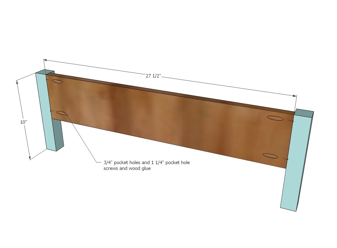 Traditional Wood Toddler Bed — step 4