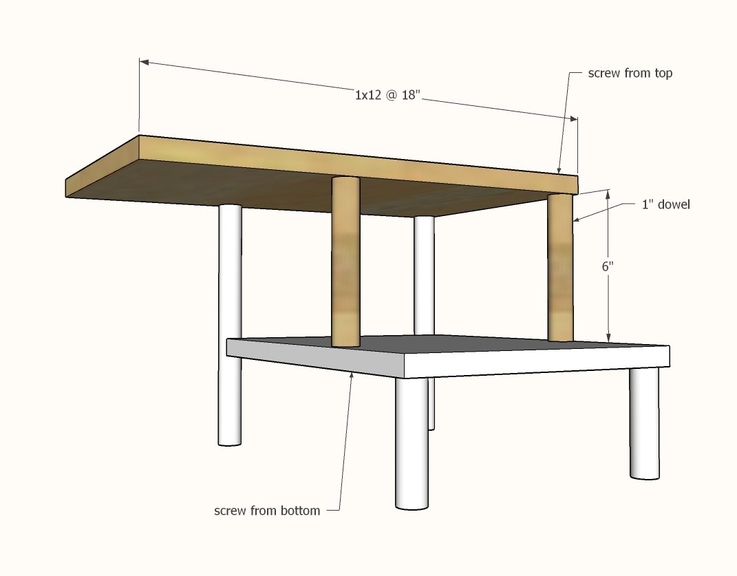 Treehouse Dollhouse — step 2