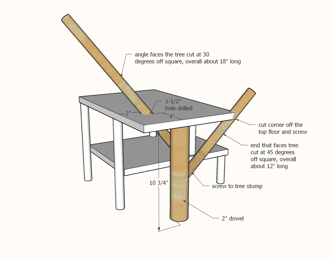 Treehouse Dollhouse — step 3