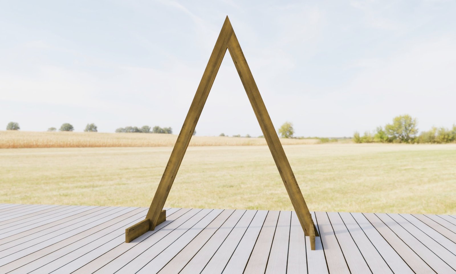 Triangle Wedding Arch