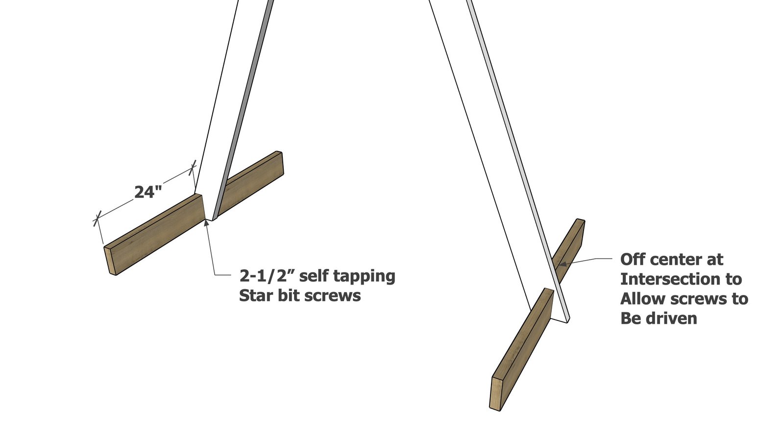 Triangle Wedding Arch — step 5
