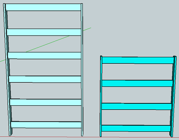 Triple Bunk Staggered Beds — step 1