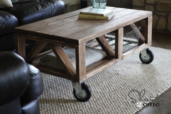 Triple Truss Coffee Table
