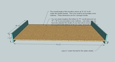 Trundle for Bed or Storage — step 2