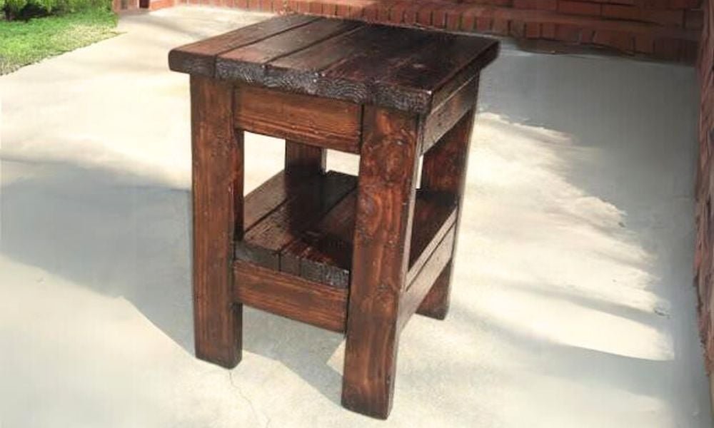 Tryde End Table with Shelf