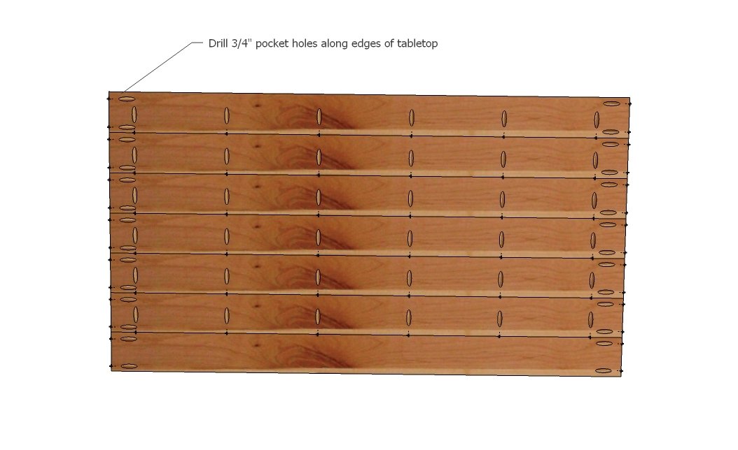 Turned Leg Coffee Table — step 2