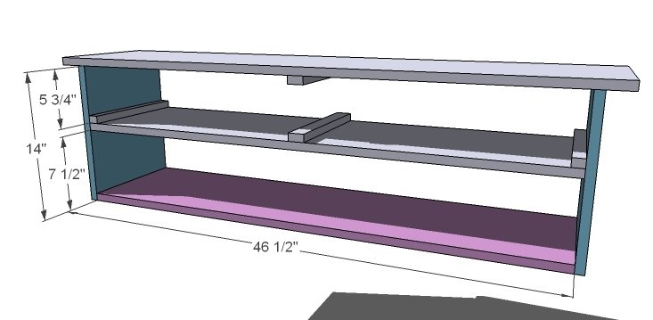 Turned Leg Media Console — step 2