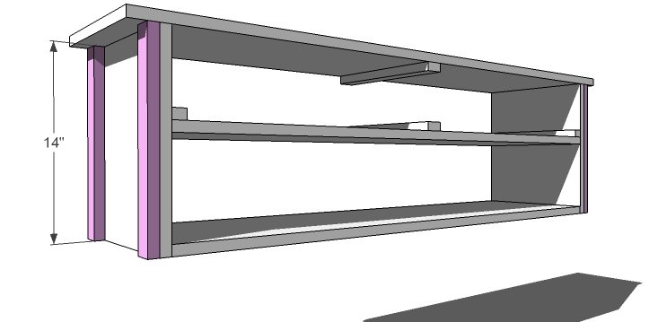 Turned Leg Media Console — step 3