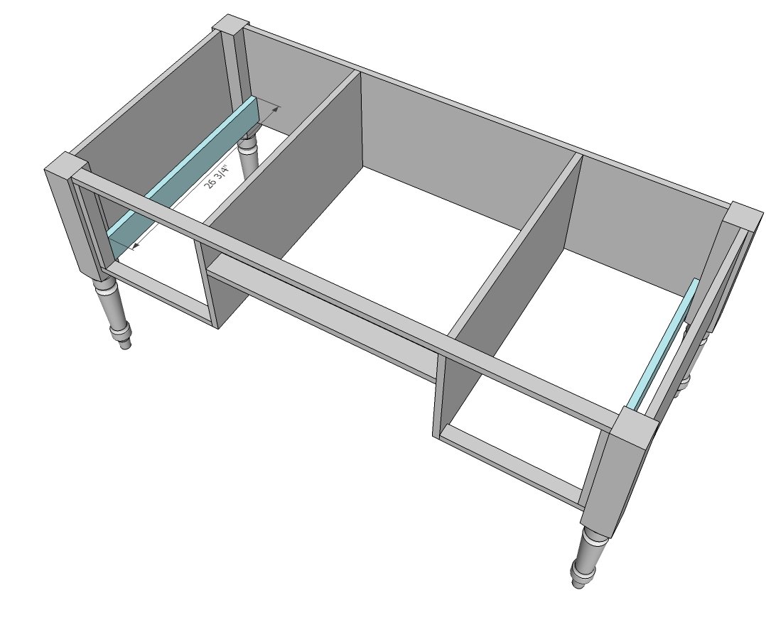 Turned Leg Traditional Desk — step 6